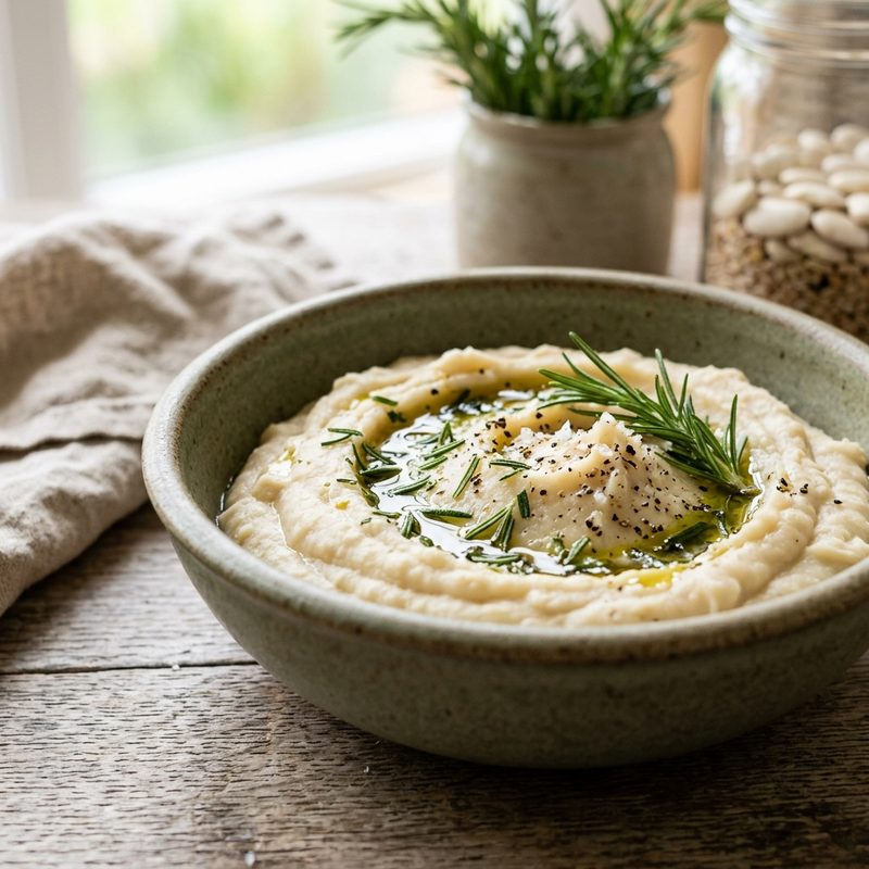 Butter Bean and Rosemary Mash