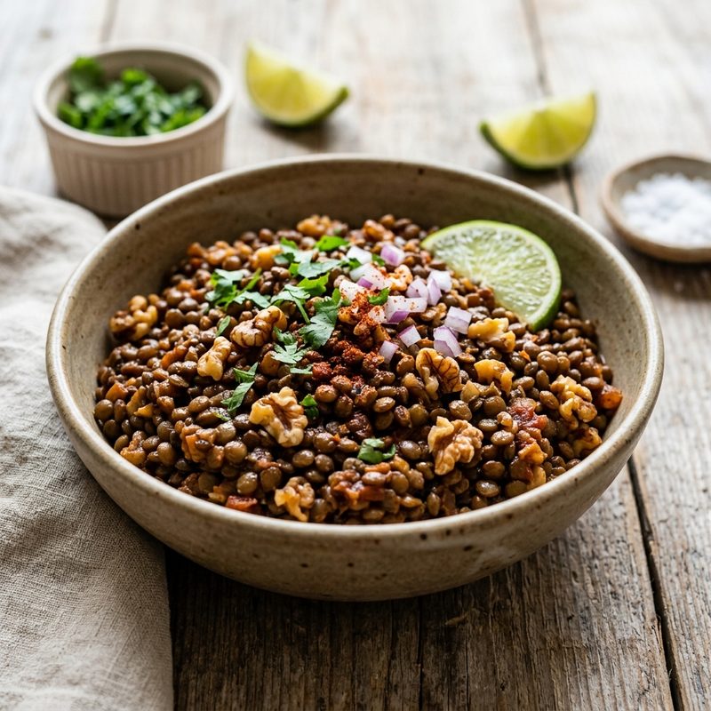 Lentil and Walnut Taco Filling
