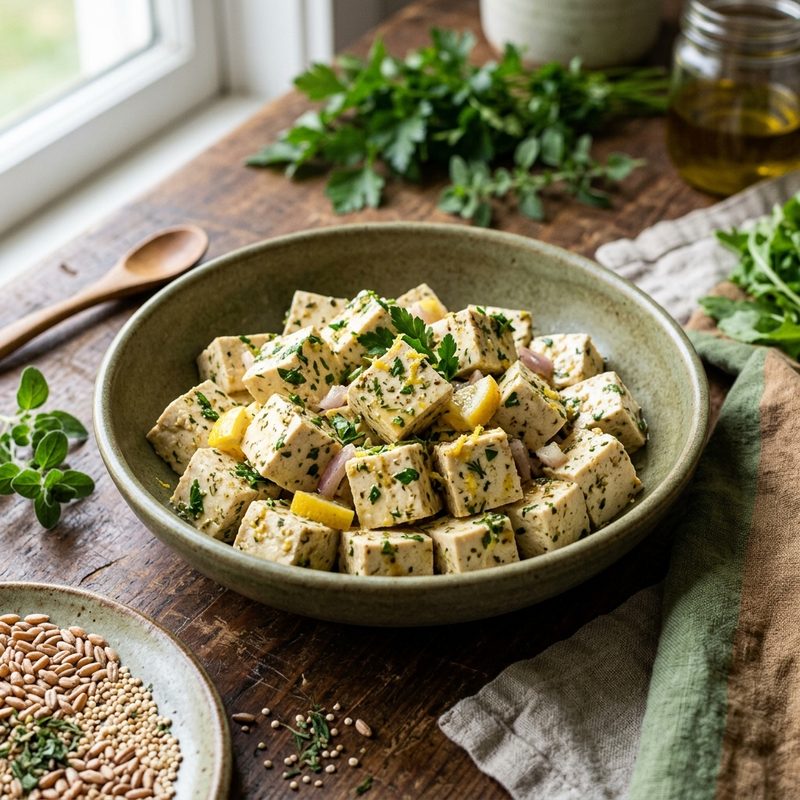 Marinated Tofu Feta