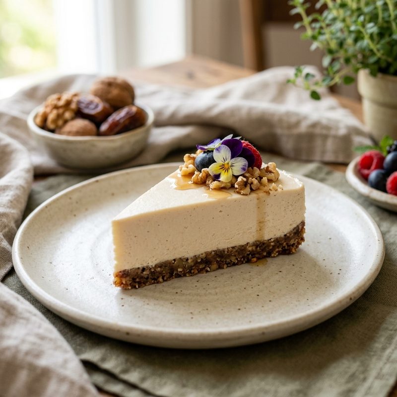 No-Bake Vegan Cheesecake