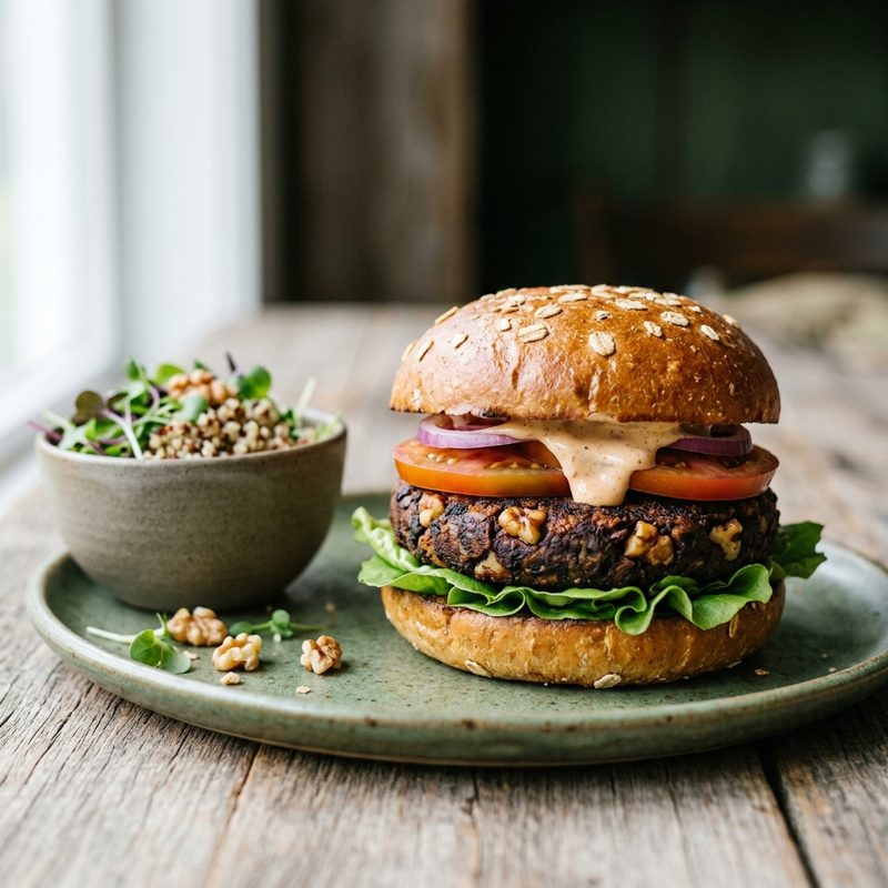 Smoky Black Bean Burgers