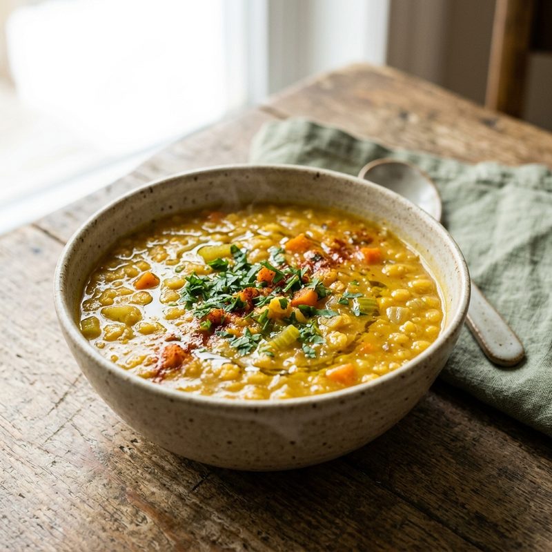 Split Pea and Smoked Paprika Soup