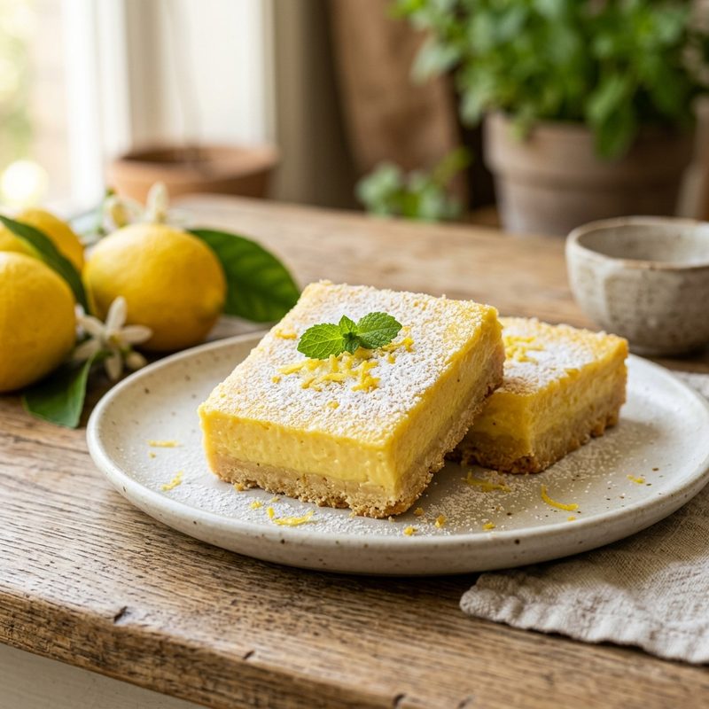 Vegan Lemon Bars