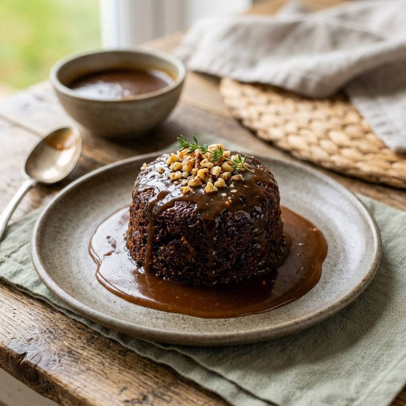 Vegan Sticky Date Pudding