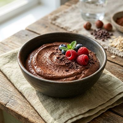 Aquafaba Chocolate Mousse