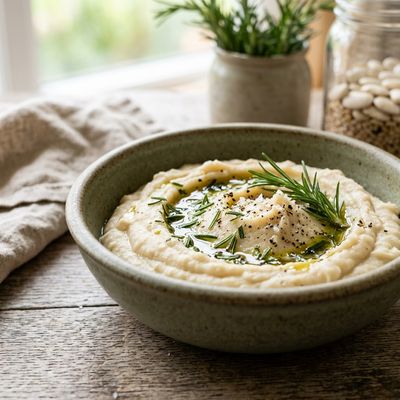 Butter Bean and Rosemary Mash