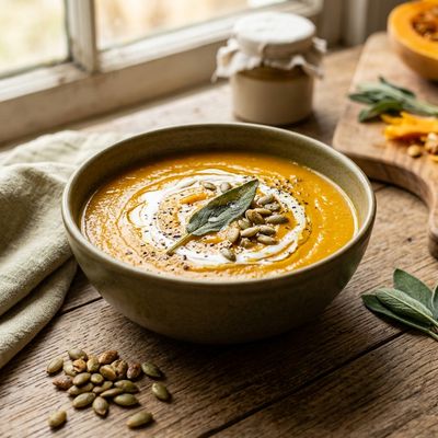 Butternut Squash and Sage Soup