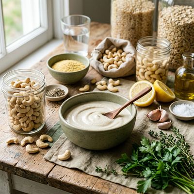 Cashew Cream: The Base Sauce