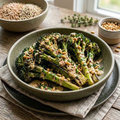 Charred Broccoli with Tahini