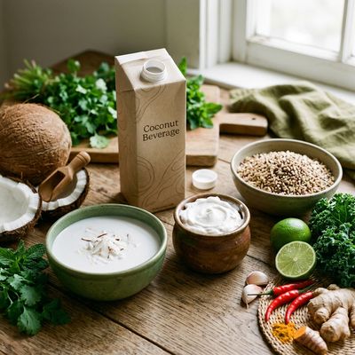 Coconut Milk: Tinned, Carton and Cream