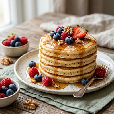 Fluffy Vegan Pancakes