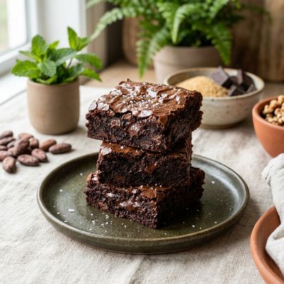 Fudgy Vegan Brownies