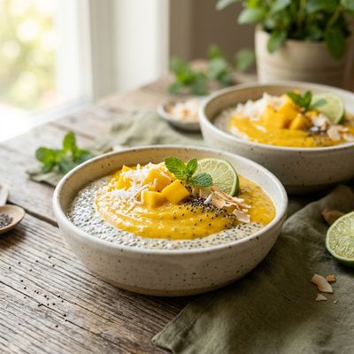 Mango Chia Seed Pudding