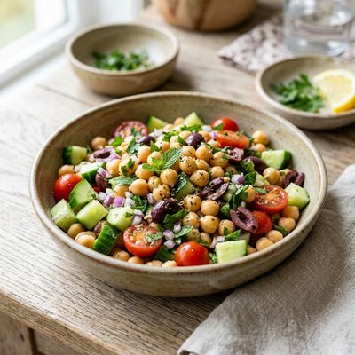 Mediterranean Chickpea Salad