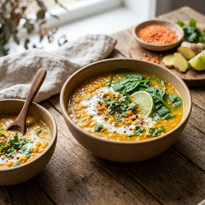 Red Lentil and Coconut Soup
