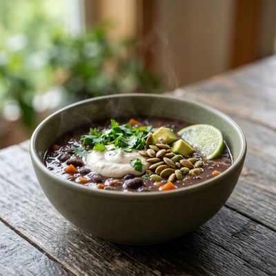 Smoky Black Bean Soup