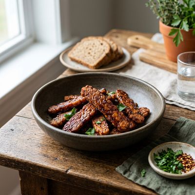 Smoky Tempeh Bacon