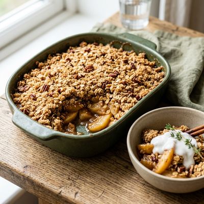 Vegan Apple Crumble