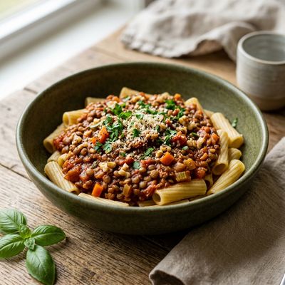 Walnut and Lentil Bolognese